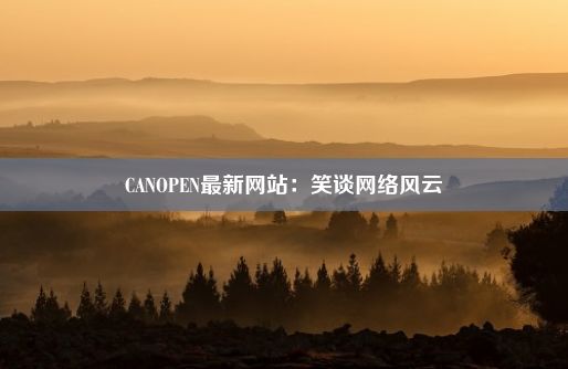 CANOPEN最新网站：笑谈网络风云